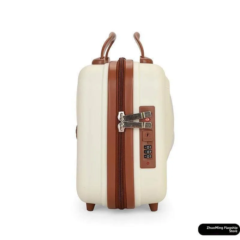 

Children's Cartoon Portable Travel Suitcase Handbag Cosmetic Bag Gift Small Carry-On Bag Durable PC+ABS Material