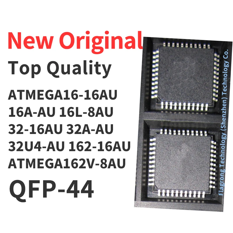 1 Piece ATMEGA16-16AU ATMEGA16A-AU ATMEGA16L-8AU 3ATMEGA2-16AU 32A-AU 32U4-AU 162-16AU ATMEGA162V-8AU QFP-44 Chip New Original