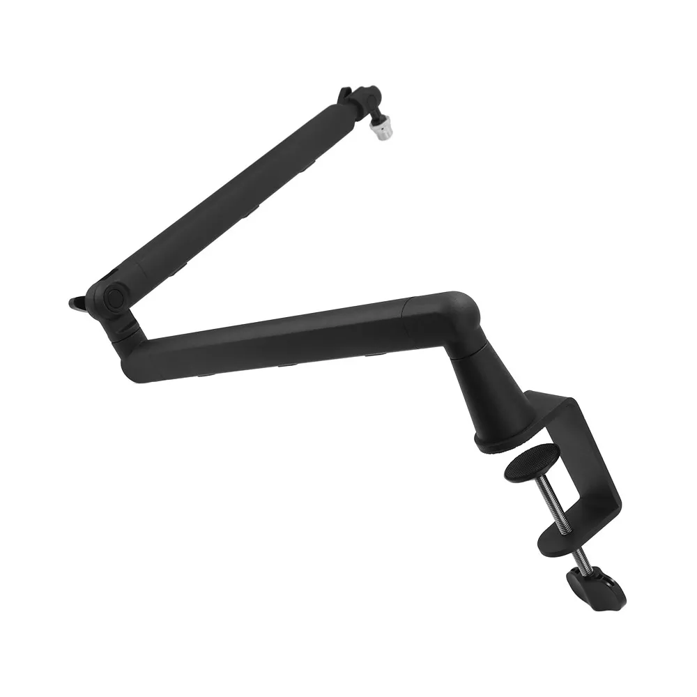 360° Rotating Recording Microphone Holder Universal Sturdy Microphone Stand Foldable Extendable Microphone Clamp