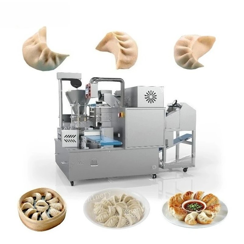 Máquina Comercial para Hacer Dumplings, Totalmente Automática, para Samosas, Empanadas, Gyoza, Dumplings de Sopa, Bollos Rellenos al Vapor, Equipo Personalizable