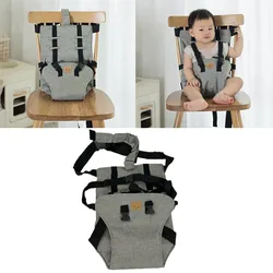 Baby Highchair Backrest Seat Harness Belt Portable Adjustable Baby Dinner Chair Shoulder Straps Washable Baby Seat Security Belt