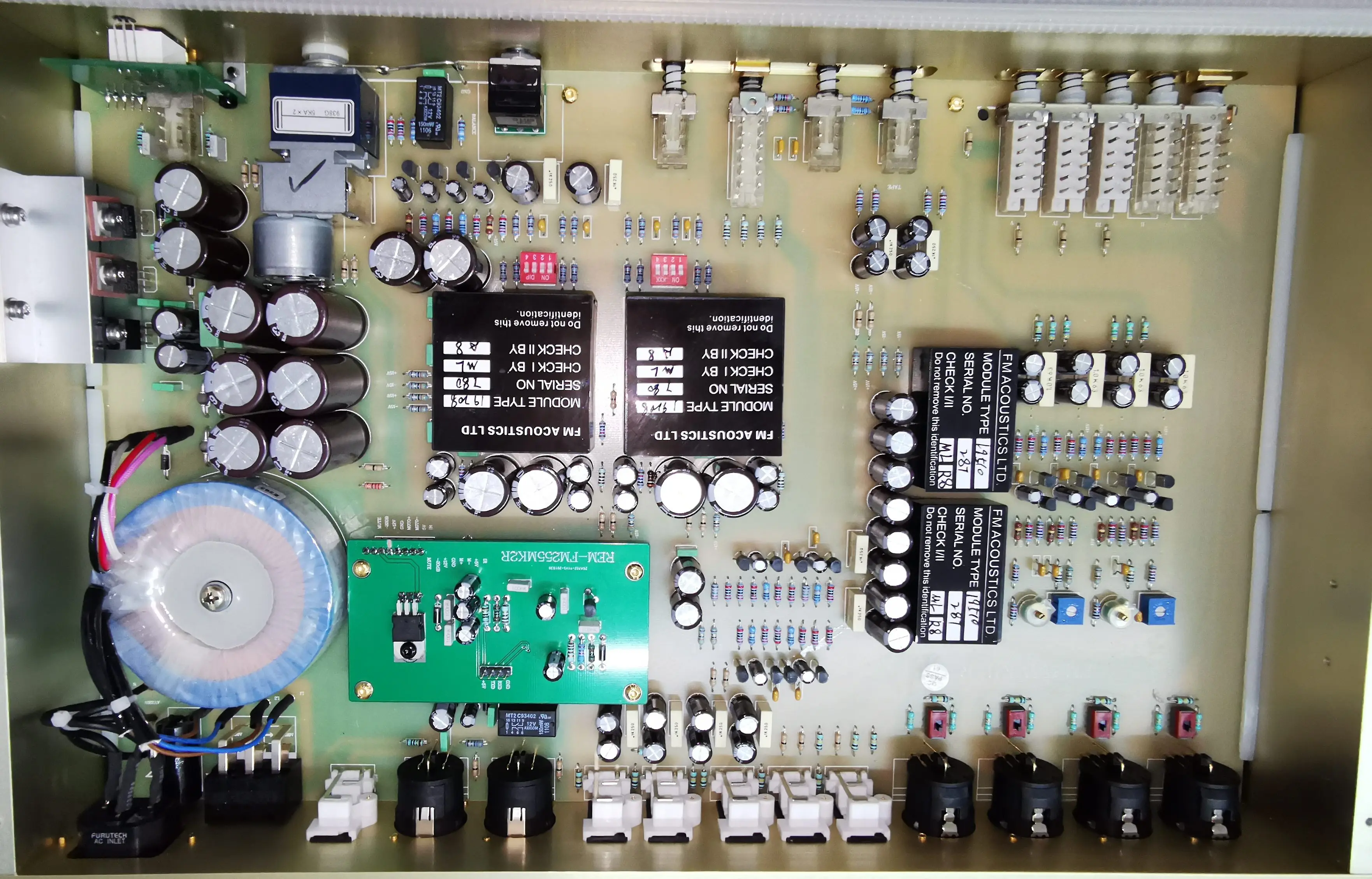 1:1 Study Swiss FM255MK2 balanced single-ended  fever pre-amplifier , Similarity of original machine components is over 95%