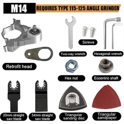 Multipurpose Woodworking Ferramentas, Angle Grinder Adapter, Modificação Acessórios, Geral Modelo