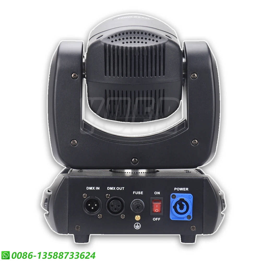 Imagem -02 - Led Moving Head Stage Light Effect Ponto de Feixe 18 Prisma Dmx512 Clube Ktv Disco dj Iluminação do Partido Natal Casamento Pcs 100w