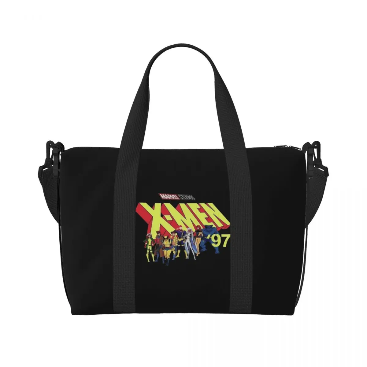 

Изготовленная на заказ сумка-тоут из фильма X-Men Marvel, женская большая вместительная спортивная пляжная дорожная сумка на плечо