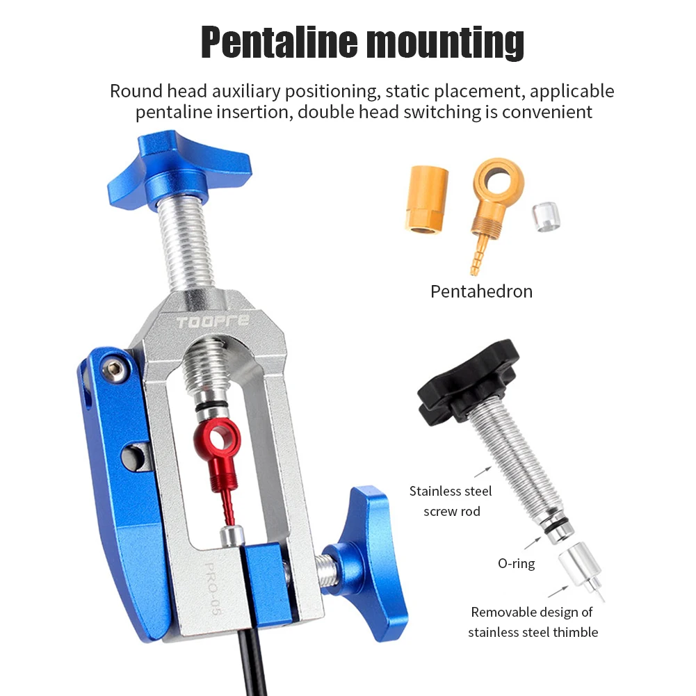 

Масляная игла TOOPRE, инструмент для установки оливковой головки, многофункциональный инструмент для установки иглы для велосипедного масла, простое управление