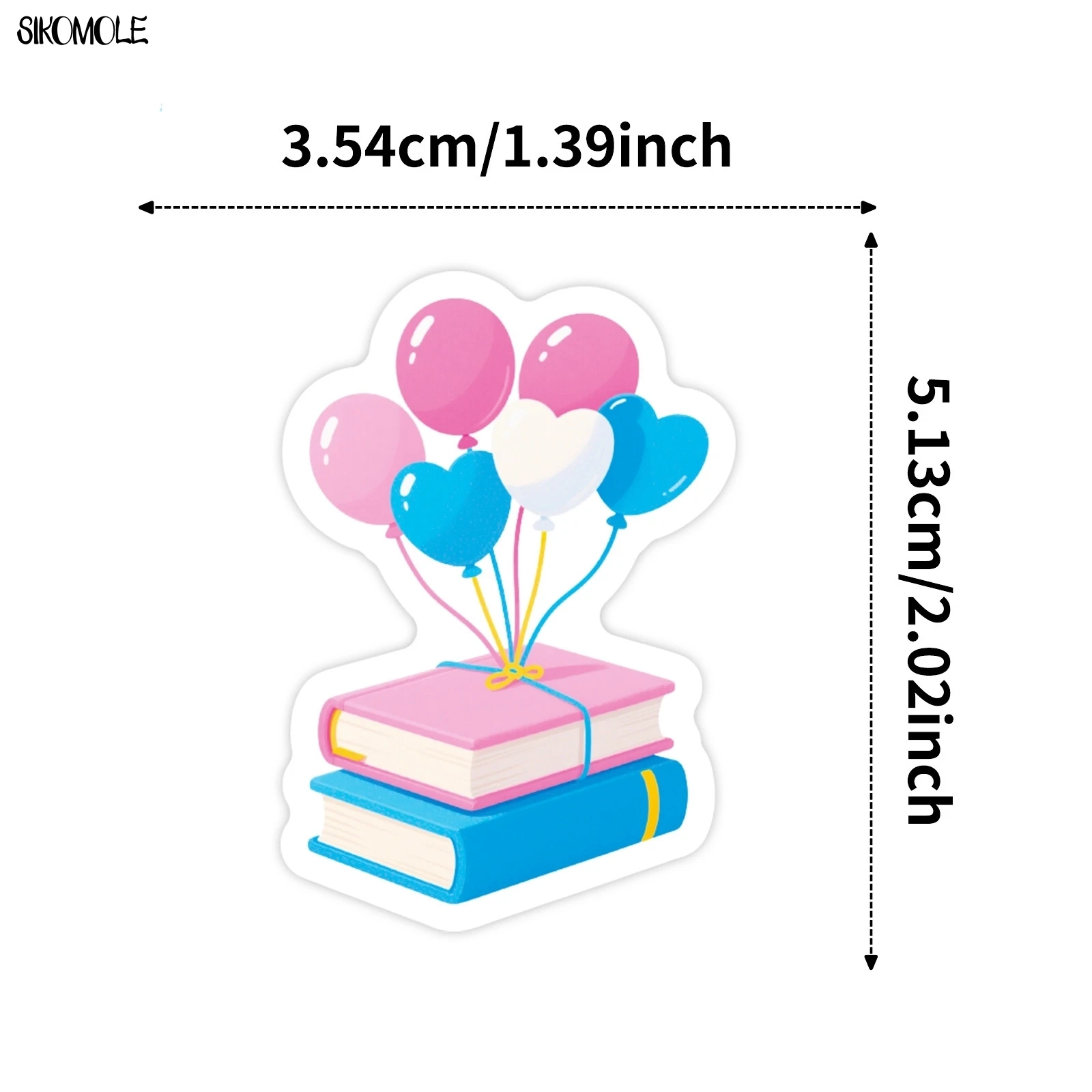 10/56PCS Cartoon Colorful Balloons Graffiti Stickers Aesthetic DIY Scrapbook Laptop Stationary Suitcase Decal Sticker Kids Toy