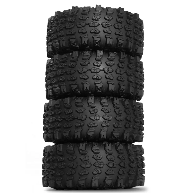 

EMECE-1.9 Гусеничные шины Резиновые грязевые стропы Колеса для захвата Шины для 1:10 Rock Crawler Car TRX4/RC4WD D90 SCX10 II