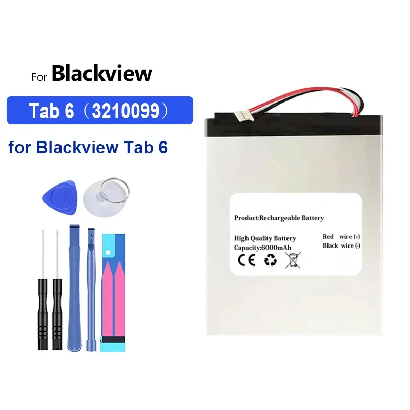 Battery Li327490HT-A Li30132125FH 3395137 3092E0 3092142 5580mAh-7680mAh for Blackview Tab 13 Pro DK063 8E 16 9 10.1 12 10 11 6