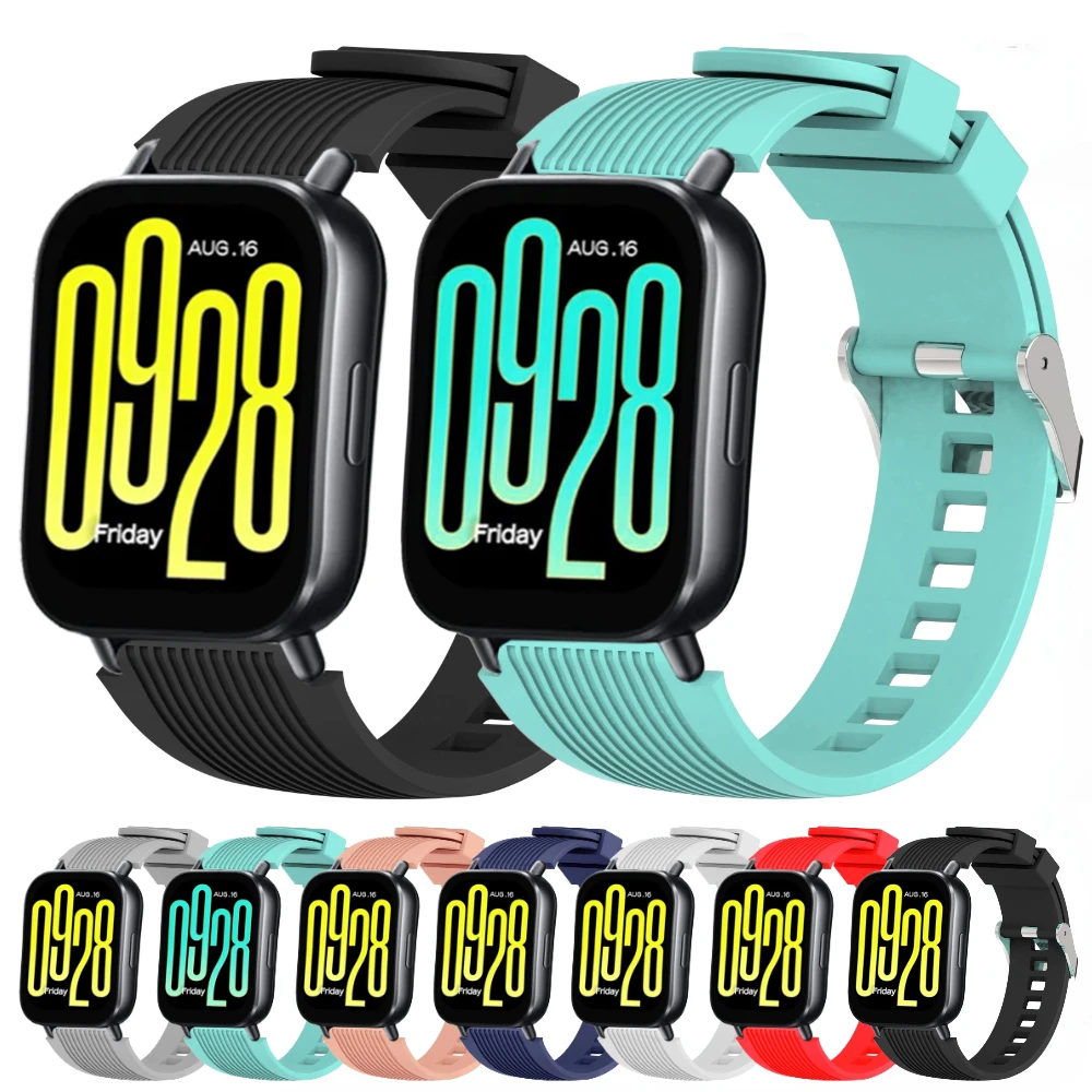 

22mm Silicone Strap for Redmi Watch 5 Lite/5 Active Bracelet Band for Huawei Watch 3/4 Pro/GT4/5 Pro 46mm Wristband Replacement
