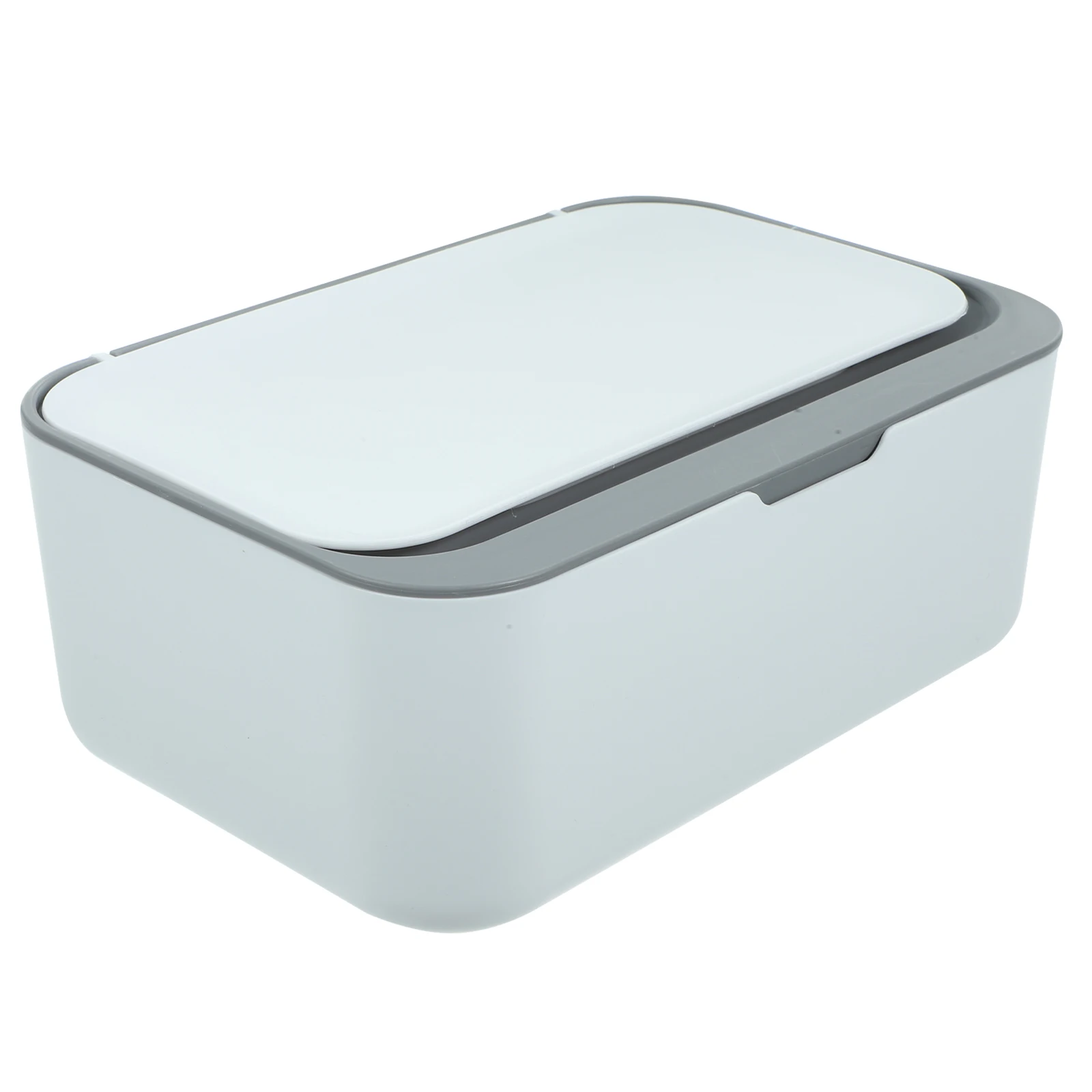 

Tissue Box Wet Wipe Holder Paper Towel Case Dispenser Grey Plastic Storage Containers for Masks Tissues Bulk Home Travel Dust