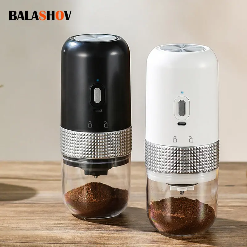 Portable Electric Coffee Grinder USB Charge  Grinding Core Home Coffee Beans Pulverizer Grinder Kitchen Tool Coffee Accessories