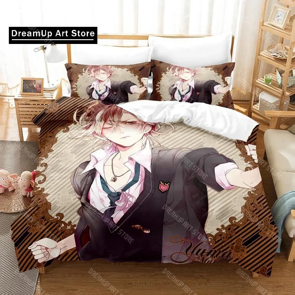 

Game Diabolik Lovers Bedding Set Single Twin Full Queen King Size Bed Set Adult Kid Bedroom Duvetcover Sets Anime Bed Sheet Set