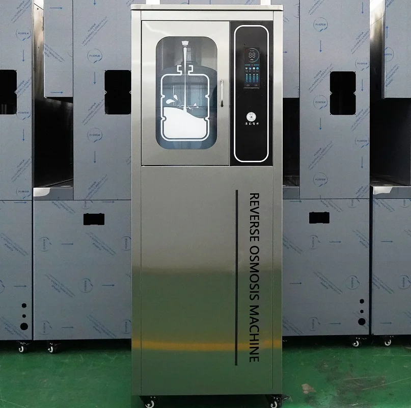 Gold Seller Professional Small Outdoor Water Vending Machines for Household Use Cheap Water Filtration Bottom Feature for Shoppi