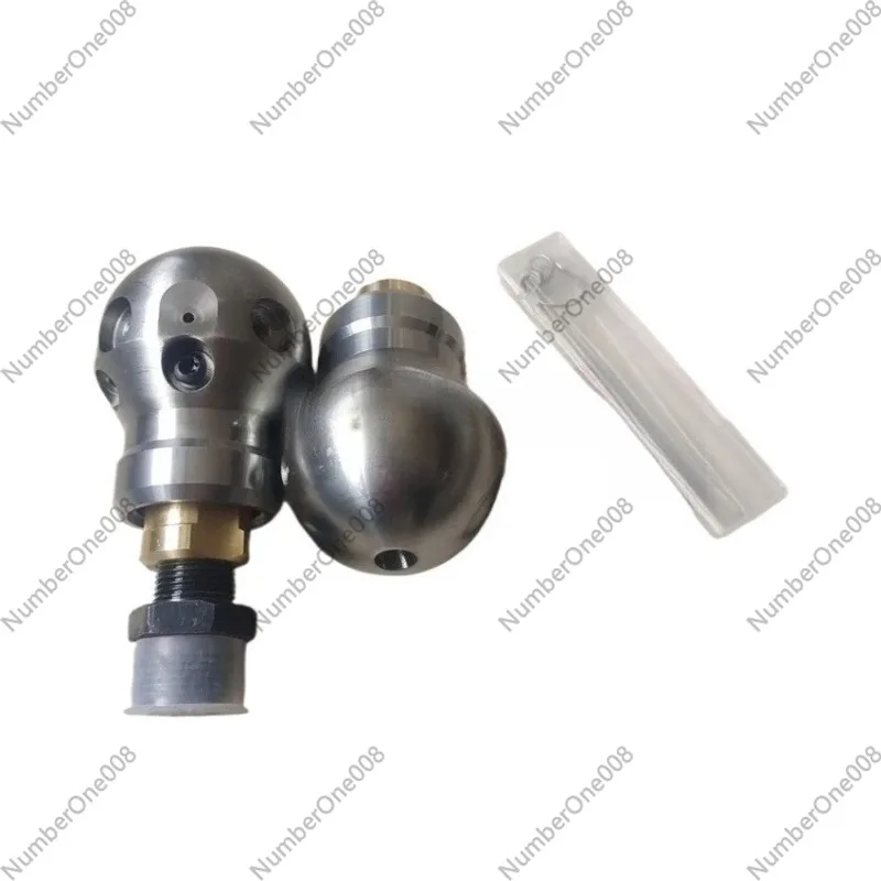 For Pressure Cleaning Rotating Mine Nozzle Pipeline Dredging Internal Thread Stainless Steel Ceramic Nozzle