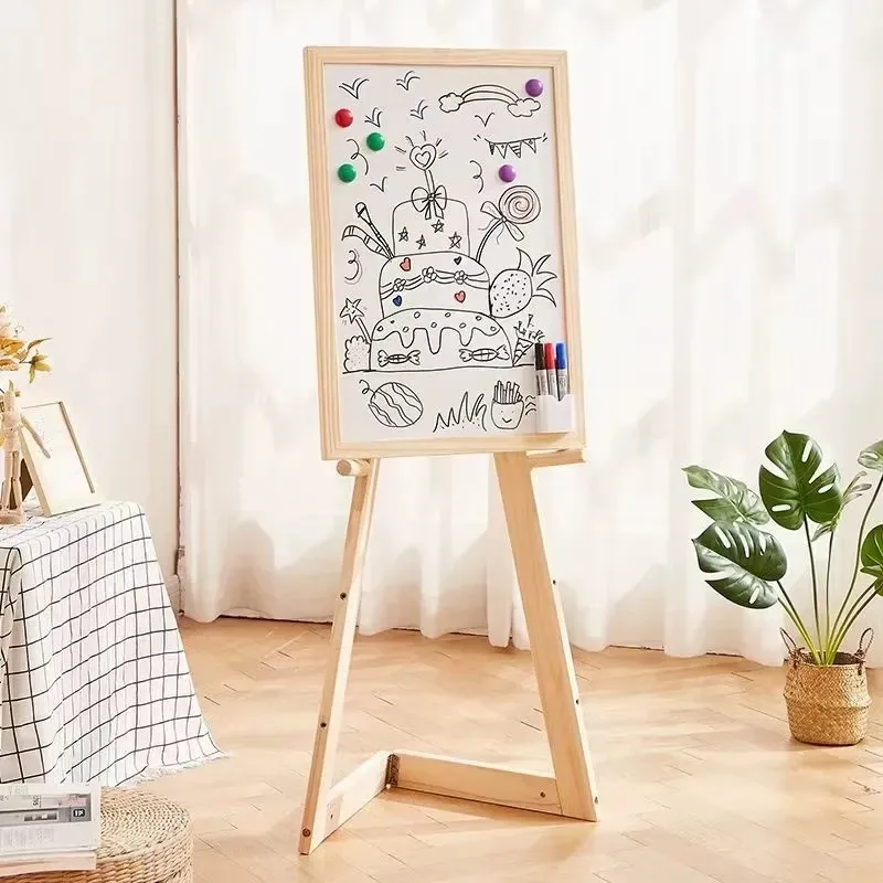 Eco-friendly Modern Wooden Art Easel for Floor or Tabletop Use Affordable Studio Display Stand for Home Decor