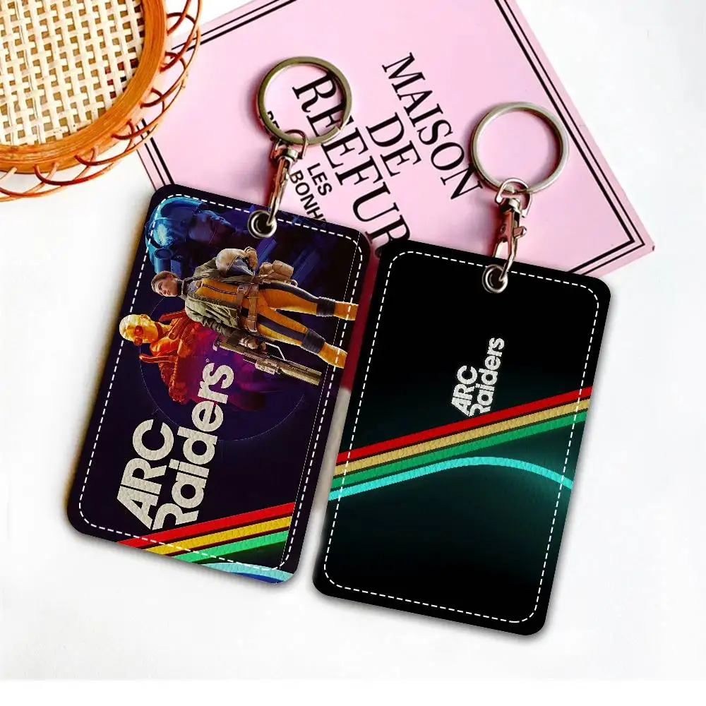 

Держатель для карт Game A-ARC R-Raiders, подходит для банковских, деловых, рабочих карт, кредитных карт, удостоверений личности, бейджей, с функцией брелока.