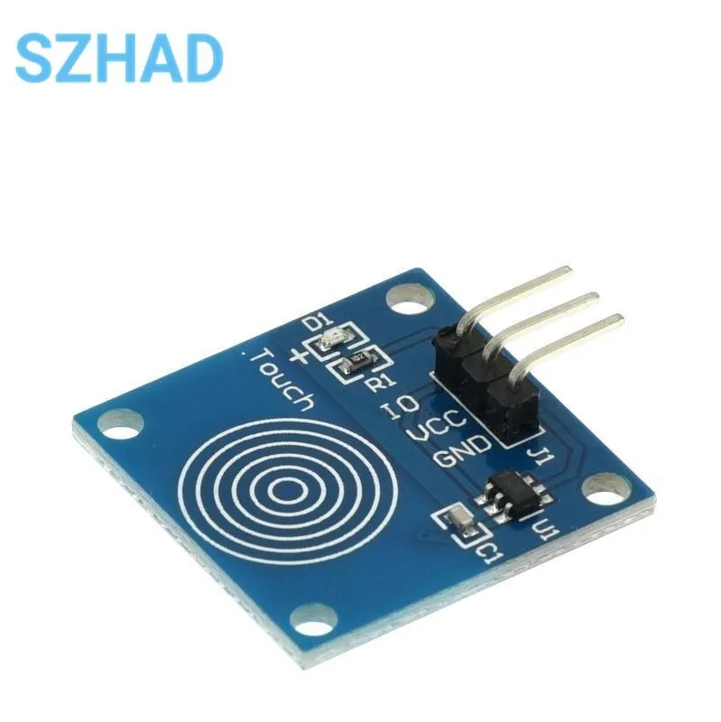 10PCS Touch Switch Module TTP223B 1 Channel Jog Digital Capacitive Touch Sensor For Arduino DIY KIT