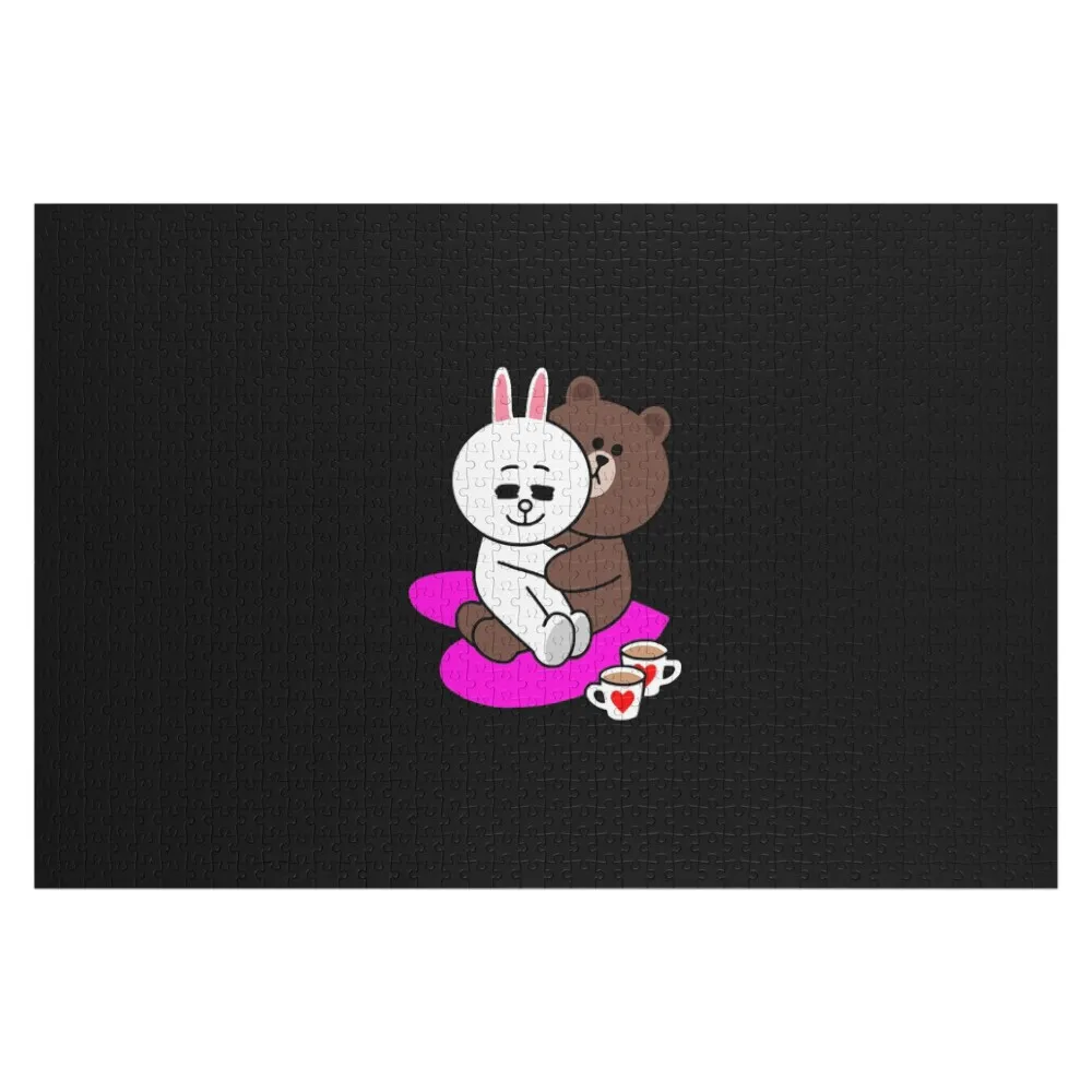 

Copy of Brown and Cony Love Jigsaw Puzzle Custom Name Child Toy Custom With Photo Custom Gift Wooden Animal Puzzle