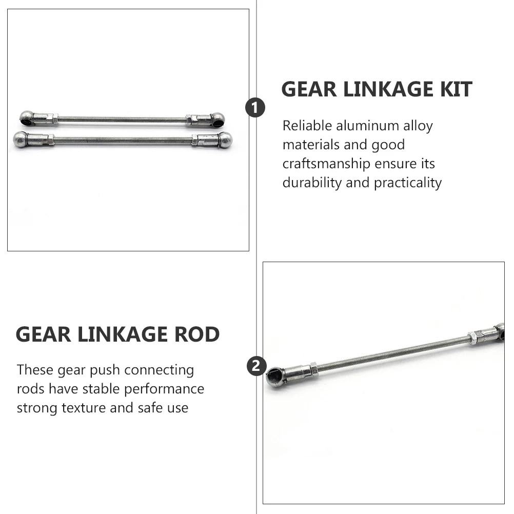 

1 Set Upgraded Push Connecting Rods Seal Kit Car Repair Replacement Durable Aluminum Alloy Vehicle Gear Linkage Rods Smooth Gear