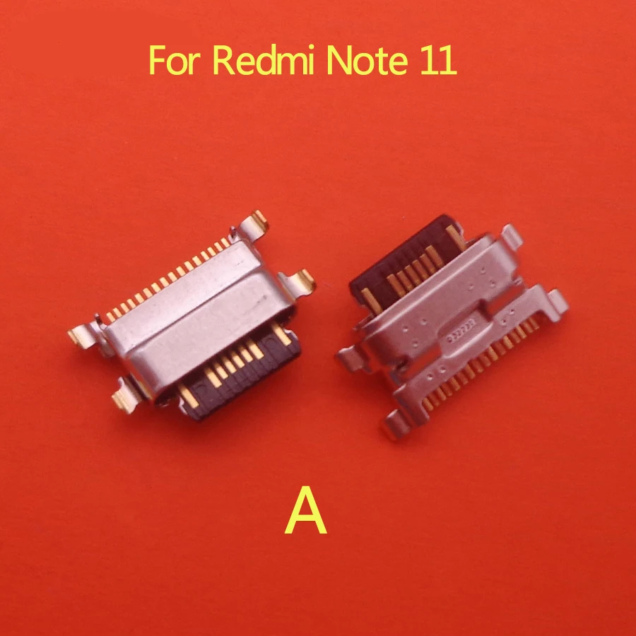 10pcs USB Charging Port For Xiaomi Civi Redmi K50 10C K50 Pro/11Pro/Note11S/Note11 Pro+ Charger Connector