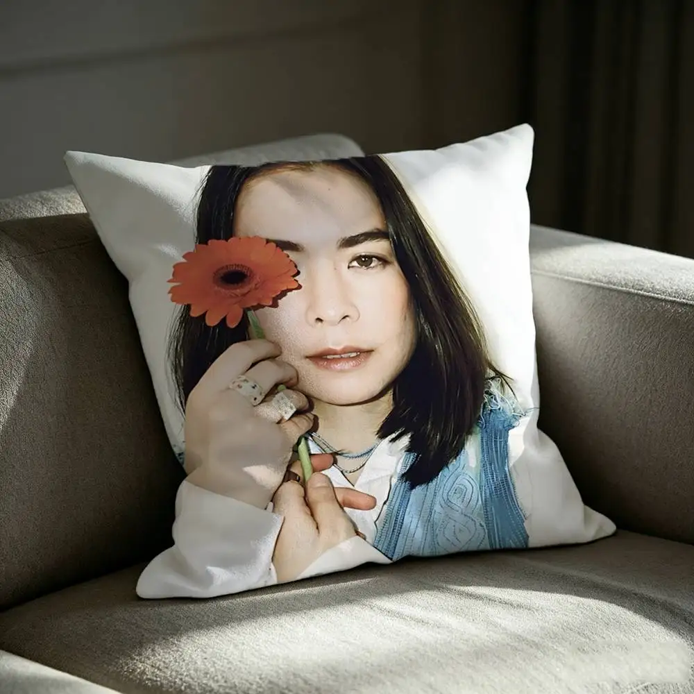 M-Mitski M-Miyawaki Where-s My Phone Square Sofa Pillow Cover Solid Color Living Room Home Decor Cushion Case