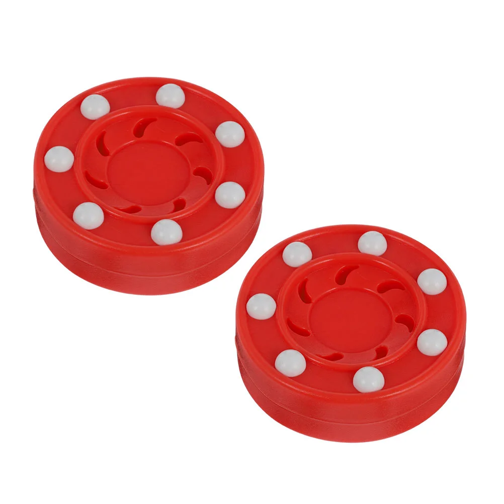 

2 Pcs Hockey Pucks Game Accessories Professional Balls Inline Practicing Women Pp Training Child Fitness Accessory