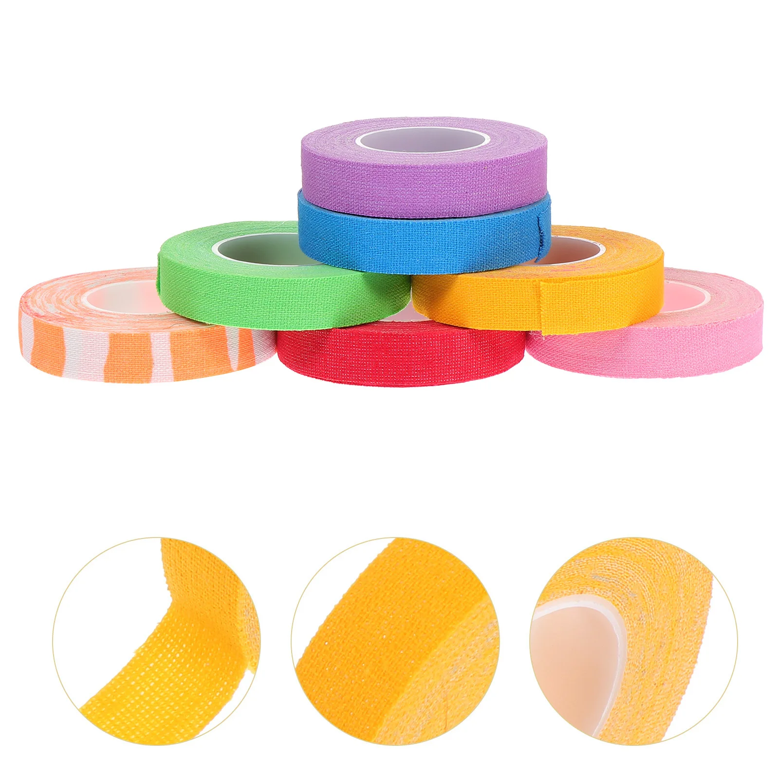 

7Pcs Finger Protective Tapes for Guzheng Breathable Nail Adhesive Finger Tape Flexible Anti-Allergy for Pipa Performance