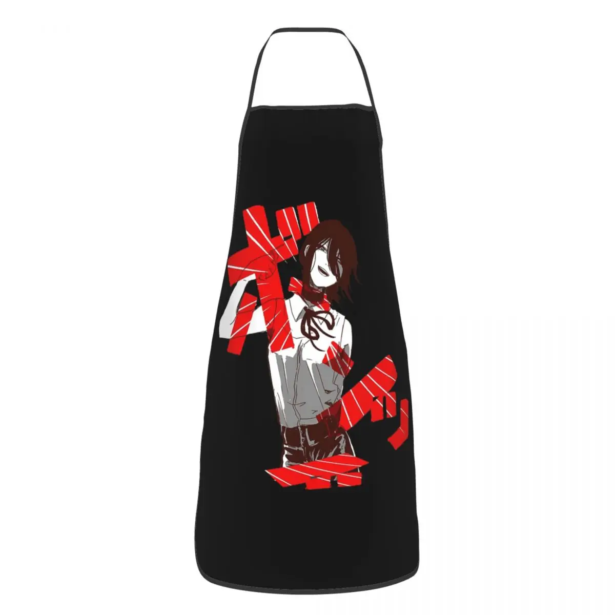 Anime Chainsaw Man Reze Aprons Chef Baking Tablier Sleeveless Bib Kitchen Cleaning Pinafore for Women Men Gardening
