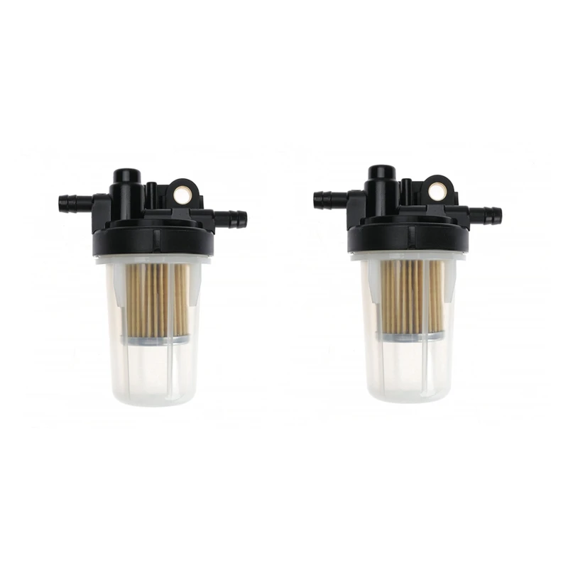 2PCS Parts Accessories For Kubota-Fuel Filter Assembly B2320 B2410 L2800 L3400 LX2610HSD M5640SU RTV-X1100CR RTV-X900G RTV900W