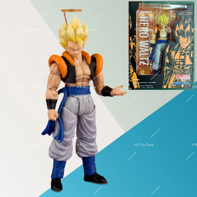 

In Stock New Demoniacal Fit Dragon Ball Z SHF Super Saiyan SSJ Gogeta Anime Action Figure Figurine Model Gifts Toys