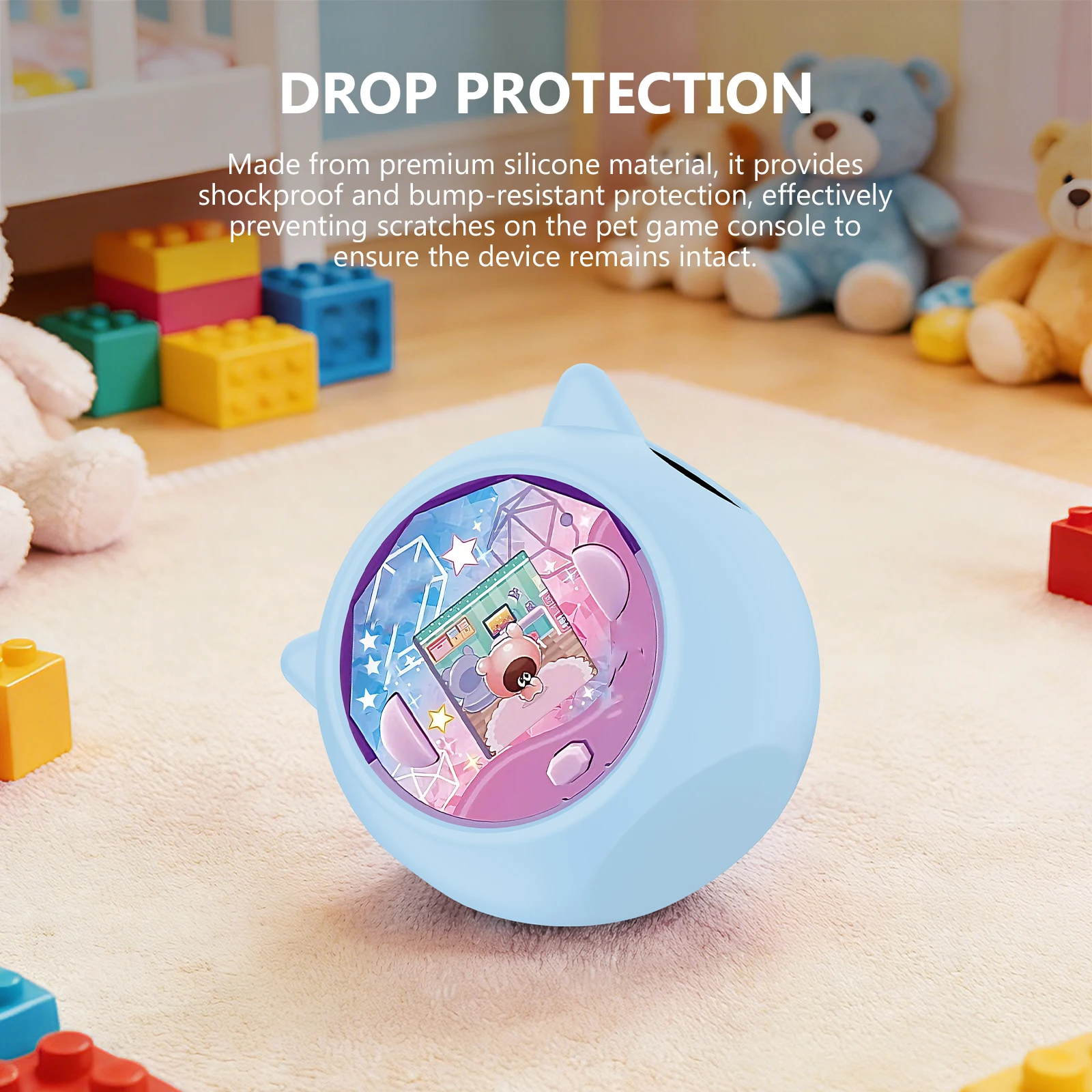 

Silicone Case for Takara Tomy Punirunes Pet Game Machine Protective Soft Skin Cover for Takara Tomy Punirunes