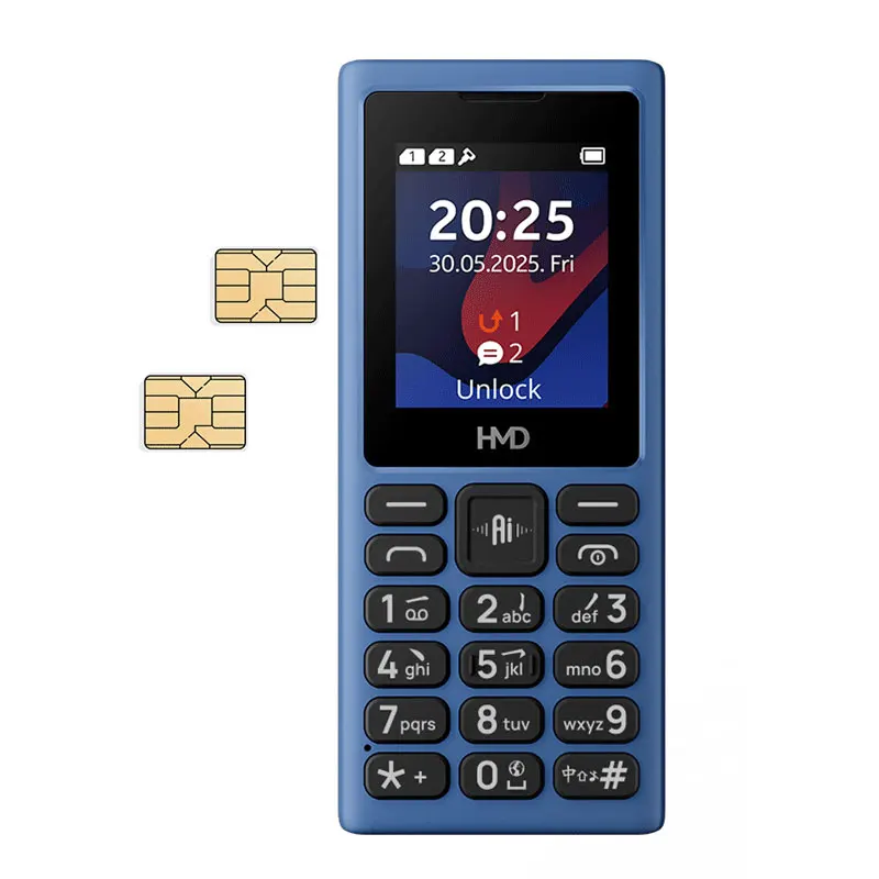 Nieuwe HMD 101 4G Hebreeuws toetsenbord Functie Telefoon Bluetooth 5.0 FM Radio Dual SIM 1000 mAh Bettery 100% origineel en nieuw
