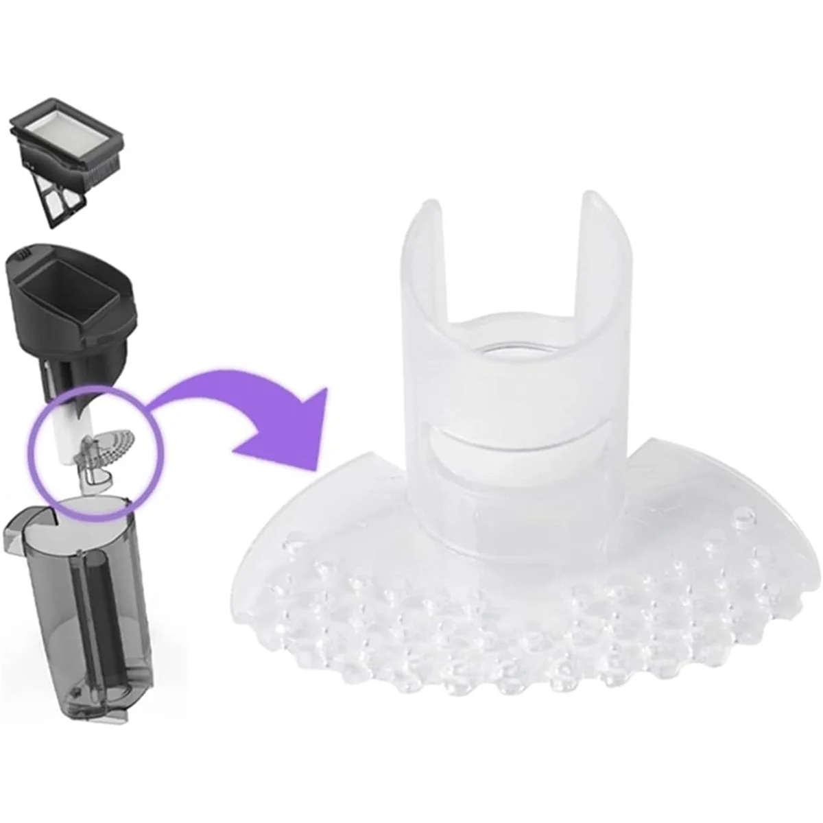 Déflecteur de filtre pour Tineco Floor ONE S3 /IFloor 3, pièce de rechange pour aspirateur à sec