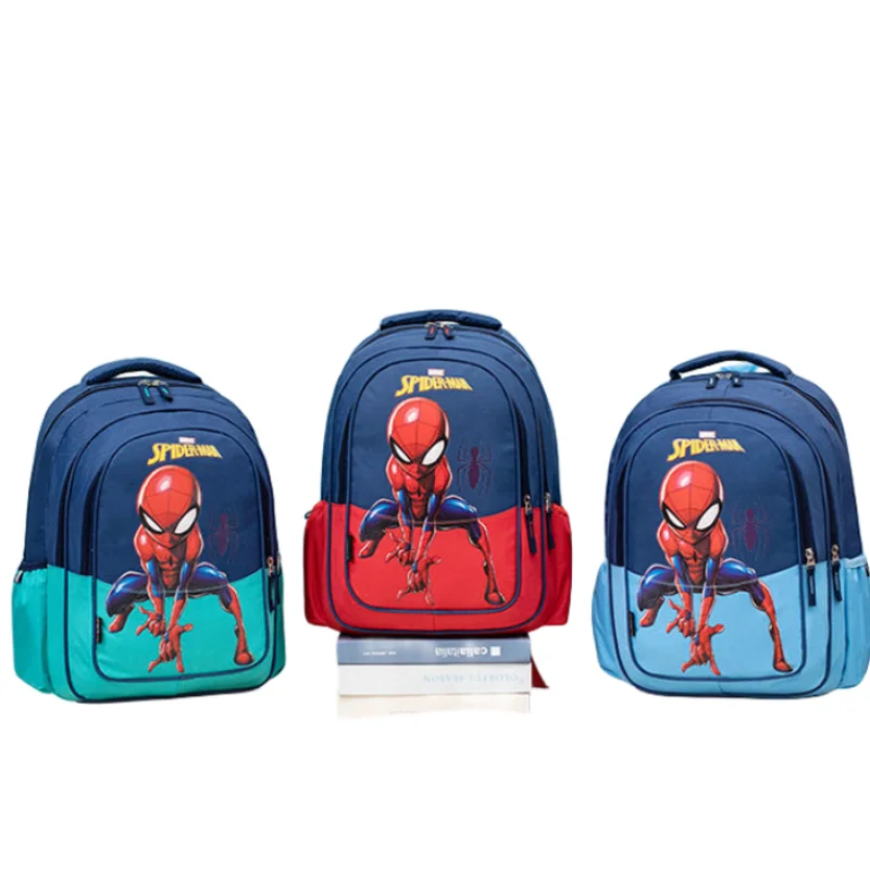 Marvel Spiderman Children\'s Anime School Bag Boy Baby 3-6 Years Old Cute Cartoon Fashion Creative Backpack Lightweight Backpack