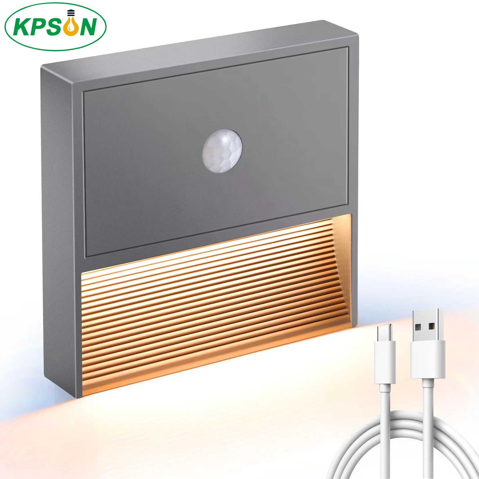 LED Motion Sensor Wall Light 1000mAh Long-lasting Children Night Light Sensor Light for Hallway Stairs Bathroom Bedroom Kitchen