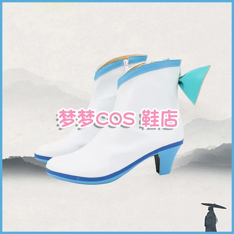 Pretty cura cura wink feminino cosplay sapatos aokaze nana cos jogo anime festa uniforme halloween jogar papel sapatos