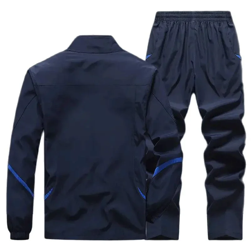 Men's Sportswear Suits New Spring Autumn Jogging Clothing Fashion Design Jacket + Pants 2 Pieces Set Male Tracksuit