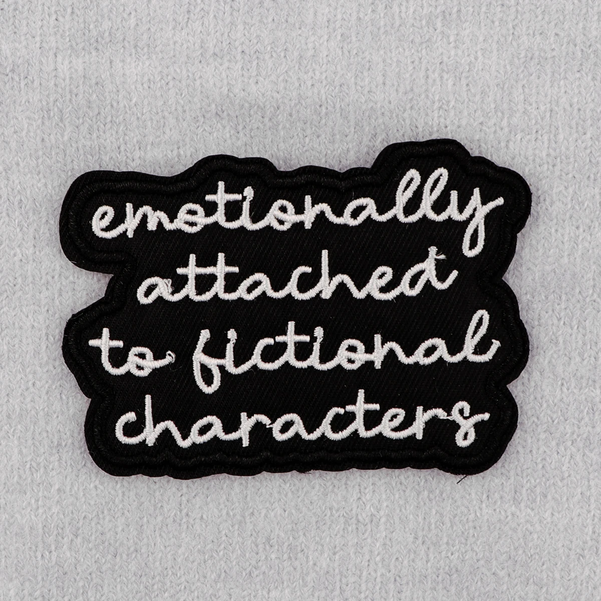 Funny Quotes Embroidered Patches For Clothing Thermoadhesive DIY Jackets Iron on Patches For Clothes