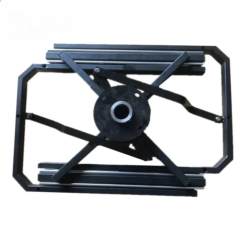

Internet celebrity dining table rotating rock slab telescopic folding lifting dining table