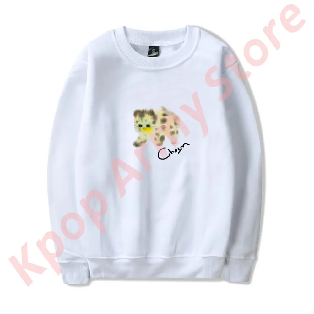 Clairo Charm Cat Long Sleeve Sweatshirts 2024 Tour New Logo Merch Cosplay Women Men Fashion Casual Streetwear