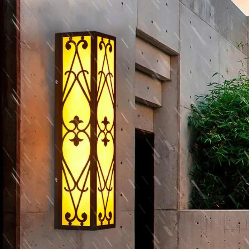 

Chinese courtyard led outdoor lighting porch light waterproof garden lighting Corridor wall lamp T5 / E27 gate led wall fixtures