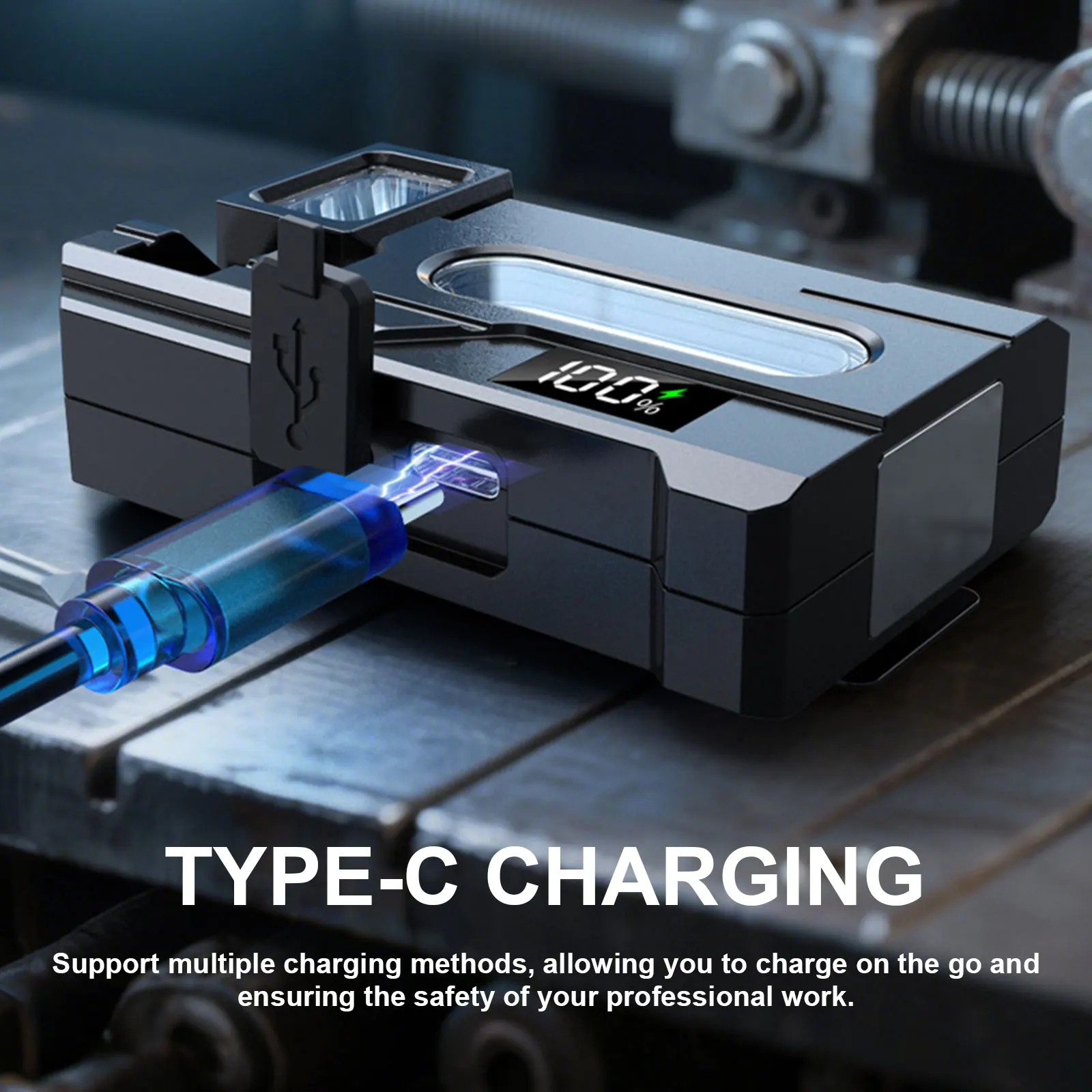 Rechargeable EDC Flashlight 1200 Lumens Magnetic Keychain Flashlight with RGB Light with Rotable Lamp Head for Home Outdoor