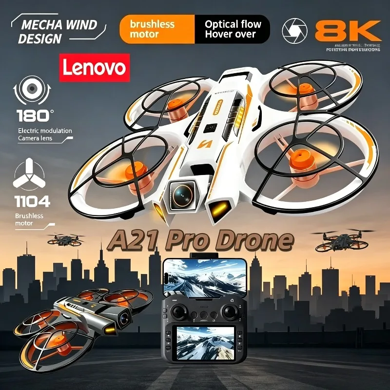 

Lenovo A21Pro 8K Drone Professional GPS Aerial Photography, 5G HD Camera Quadcopter Toys UAV 2026New Remote Control Aircraft