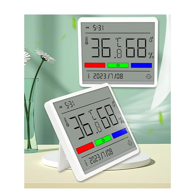 

Цифровой термометр Bluetooth, ЖК-гигрометр, электронный измеритель температуры и влажности в помещении, датчик погоды-Y41A