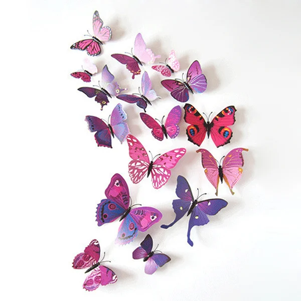 

12Pcs 3D Fridge Magnet Fridge Refrigerator Magnet Magnets PVC Decorative Accessories for Home Wall Sticker Gifts