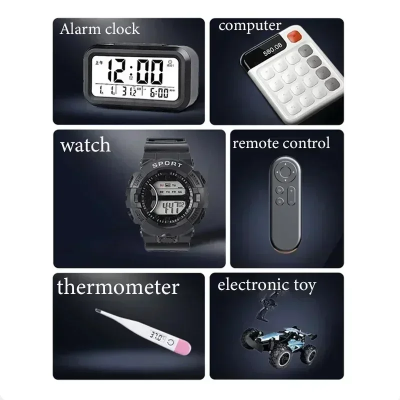 10-100PCS AG13 LR44 Button Battery A76 357 357A LR1154 SR1154 SR44 Alkaline Coin Cell for Watch Calculator Car Key Remote Clock