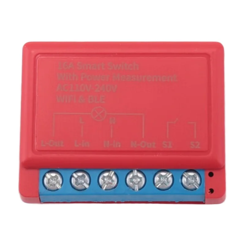 

GROCE-Tuya Wifi Smart Switch With Power Measurement Metering 16A Mini DIY Circuit Breaker APP Remote Voice Control