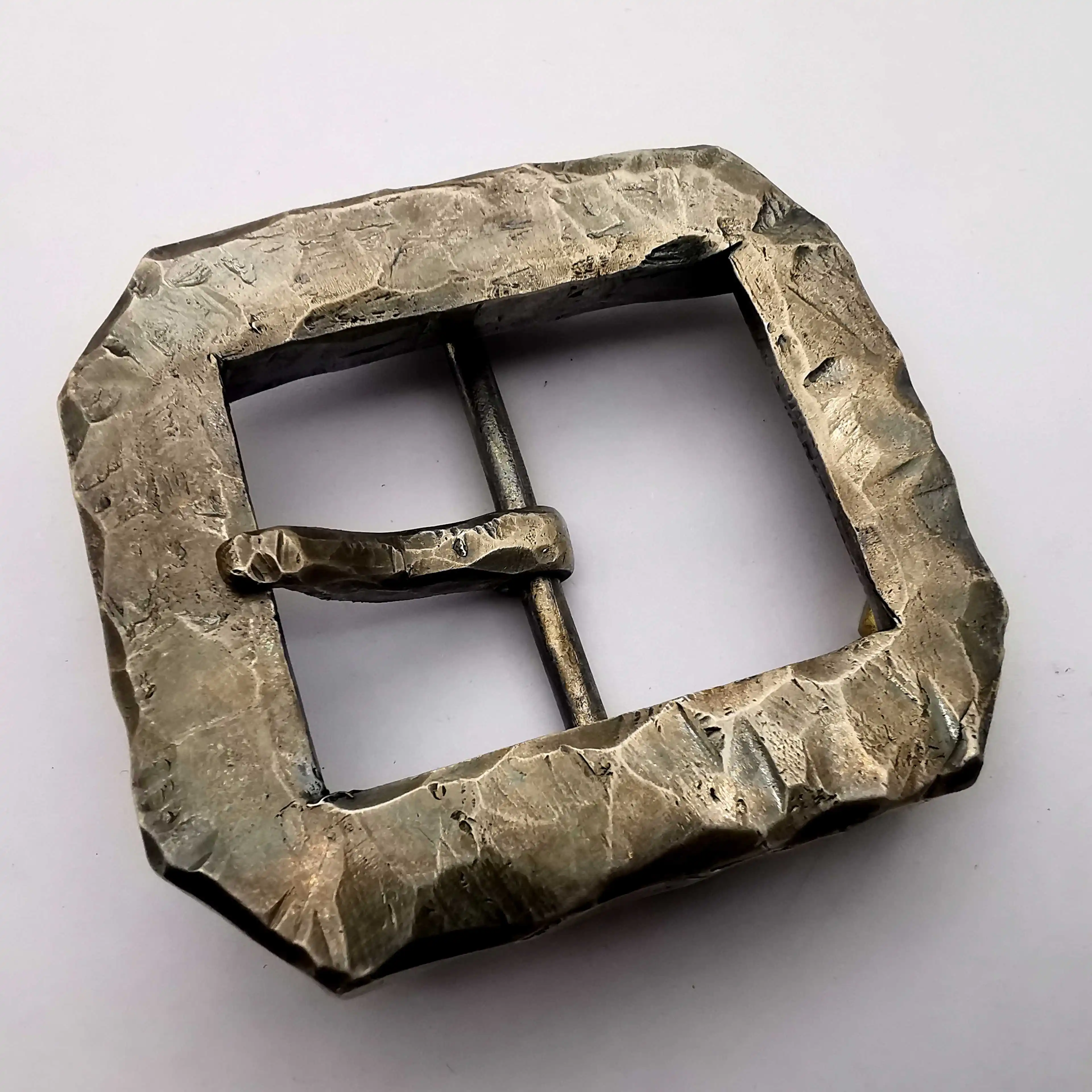 

Hand cut extra heavy 925 silver belt buckle
