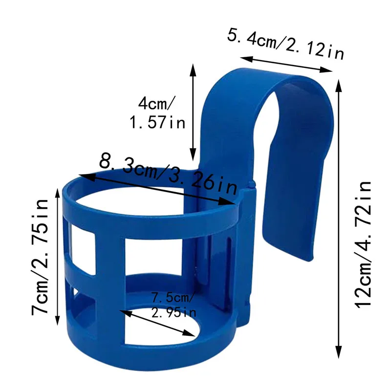 Uchwyt na kubek przy basenie bez wycieków uchwyt na napoje plastikowy napój organizator akcesoria do basenów niebieski szary akcesoria do basenu